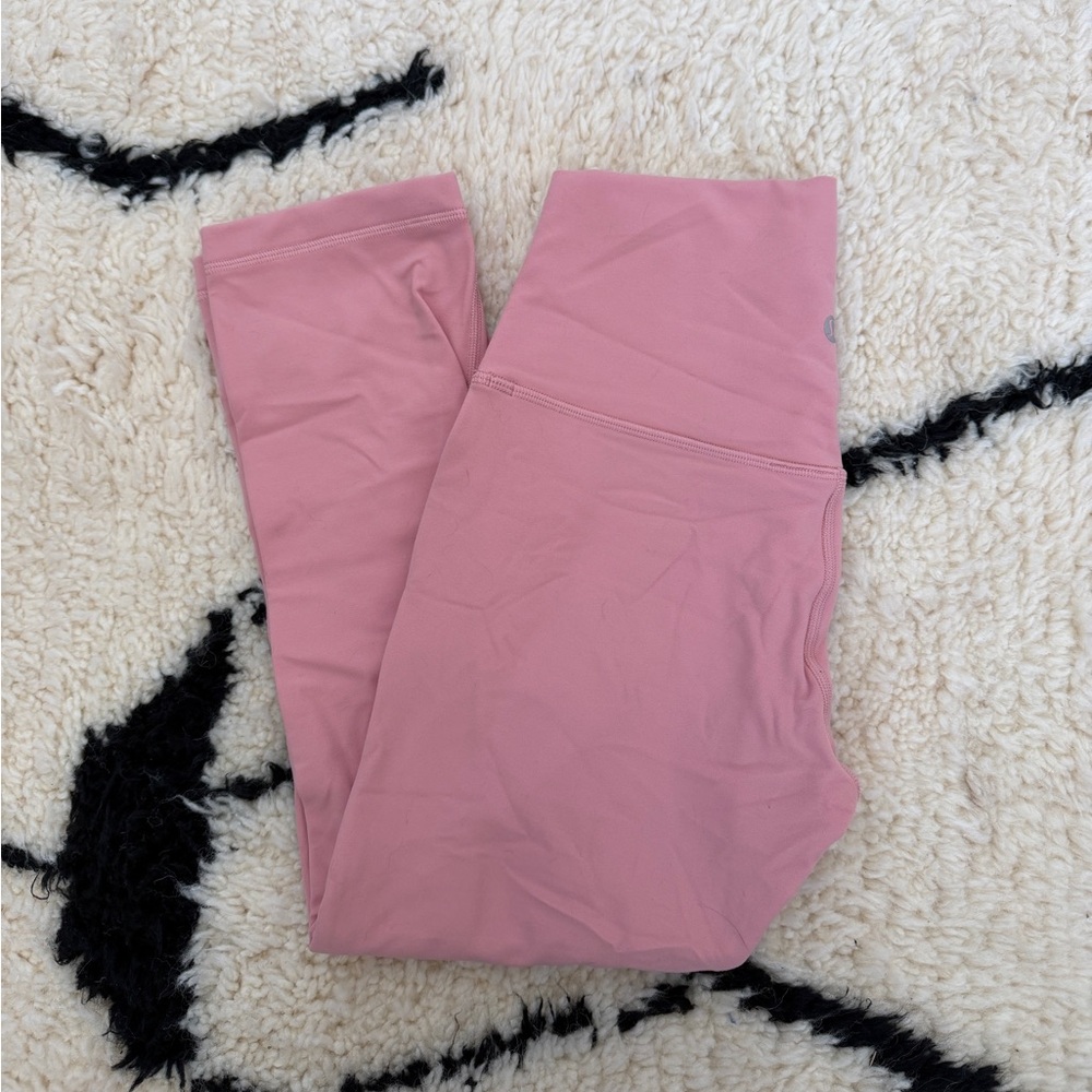 Pink Lululemon Capri Leggings - Size 6
